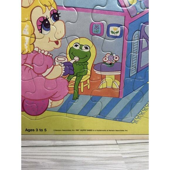 Vintage Jigsaw Puzzle Preschool Kid’s Muppets Pendleton Lot Of 5 1987- 2002 - Picture 13 of 15